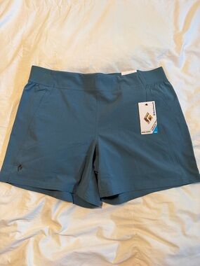 Black Diamond Teal Athletic Shorts
